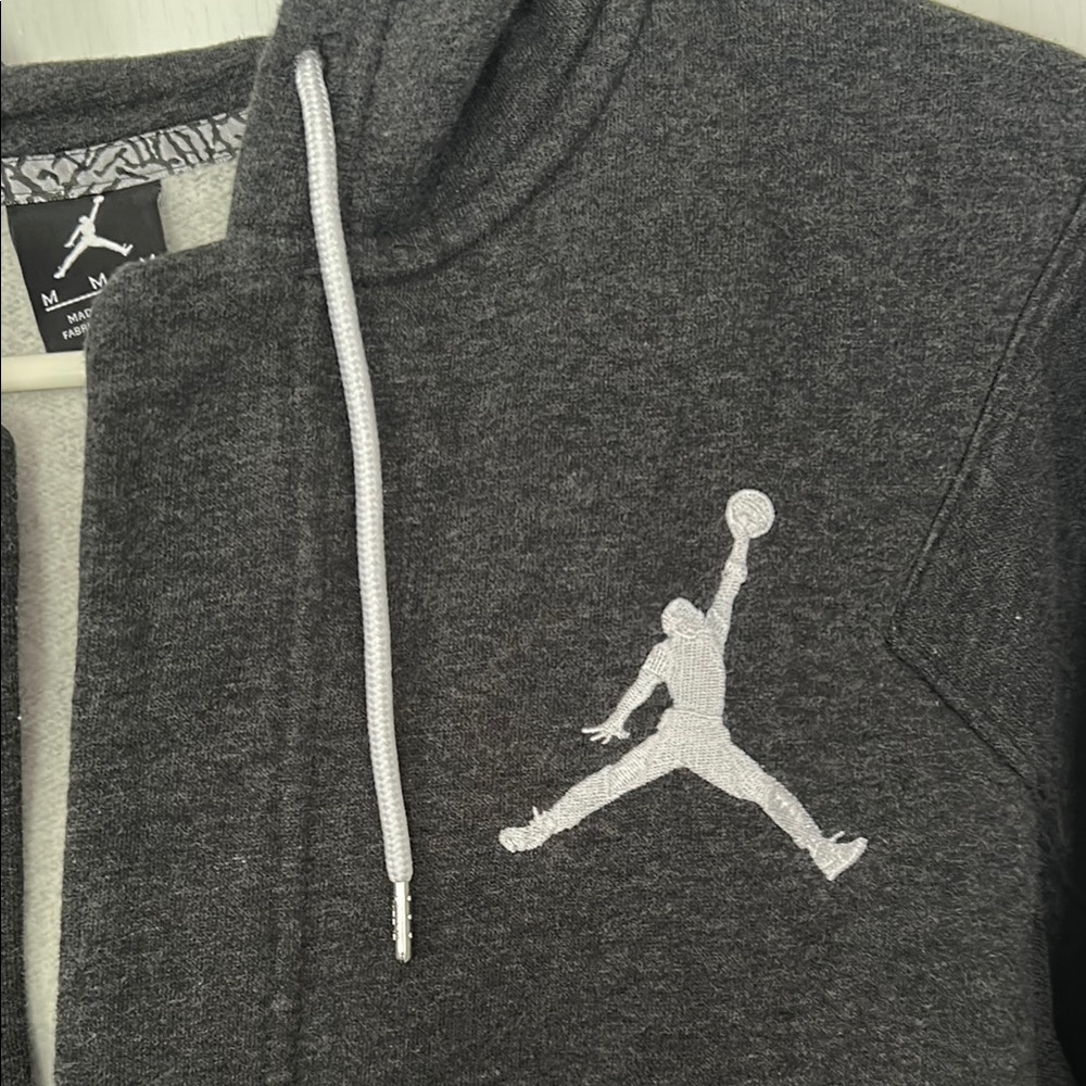 Grey Jordan Men's Jacket - Picture 7 of 8